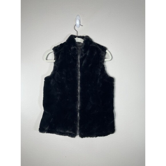 Nicole Miller Ladies' Reversible Vest Black Quilted SZ XS Full Zip - Picture 5 of 15